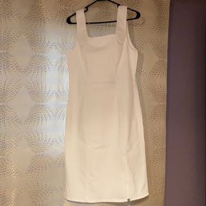 J. Crew - White Denim Midi Dress